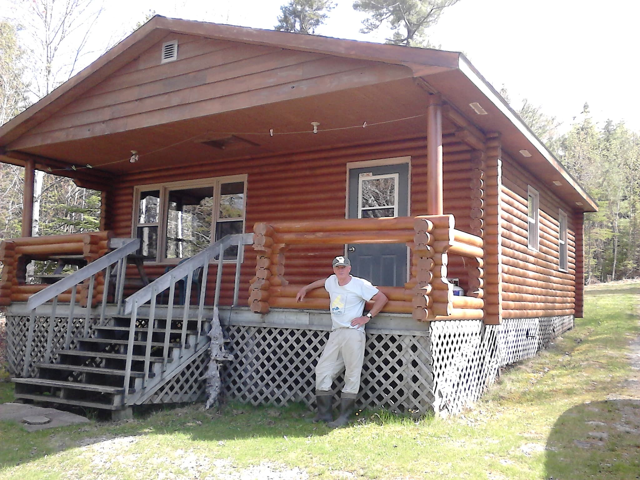Eberhards waterfront log cottages — accommodation in Strait Area, Cape Breton
