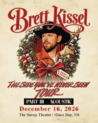 Brett Kissel – The Side You’ve Never Seen Holiday Tour — event in Sydney & CBRM, Cape Breton
