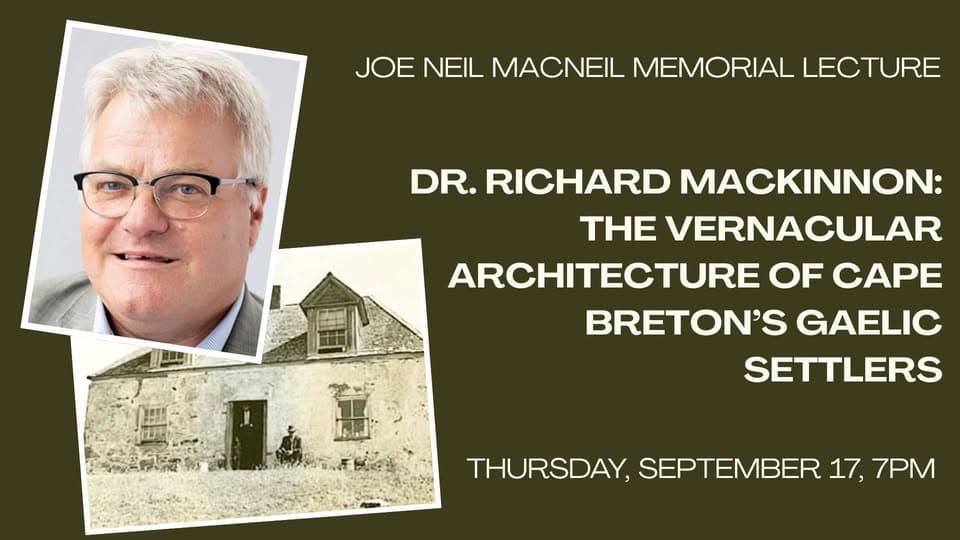 Free talk: The Vernacular Architecture of Cape Breton’s Gaelic Settlers — event in Baddeck & Bras d'Or Lake, Cape Breton
