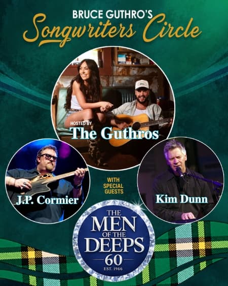 Bruce Guthro’s Songwriters Circle — event in Sydney & CBRM, Cape Breton
