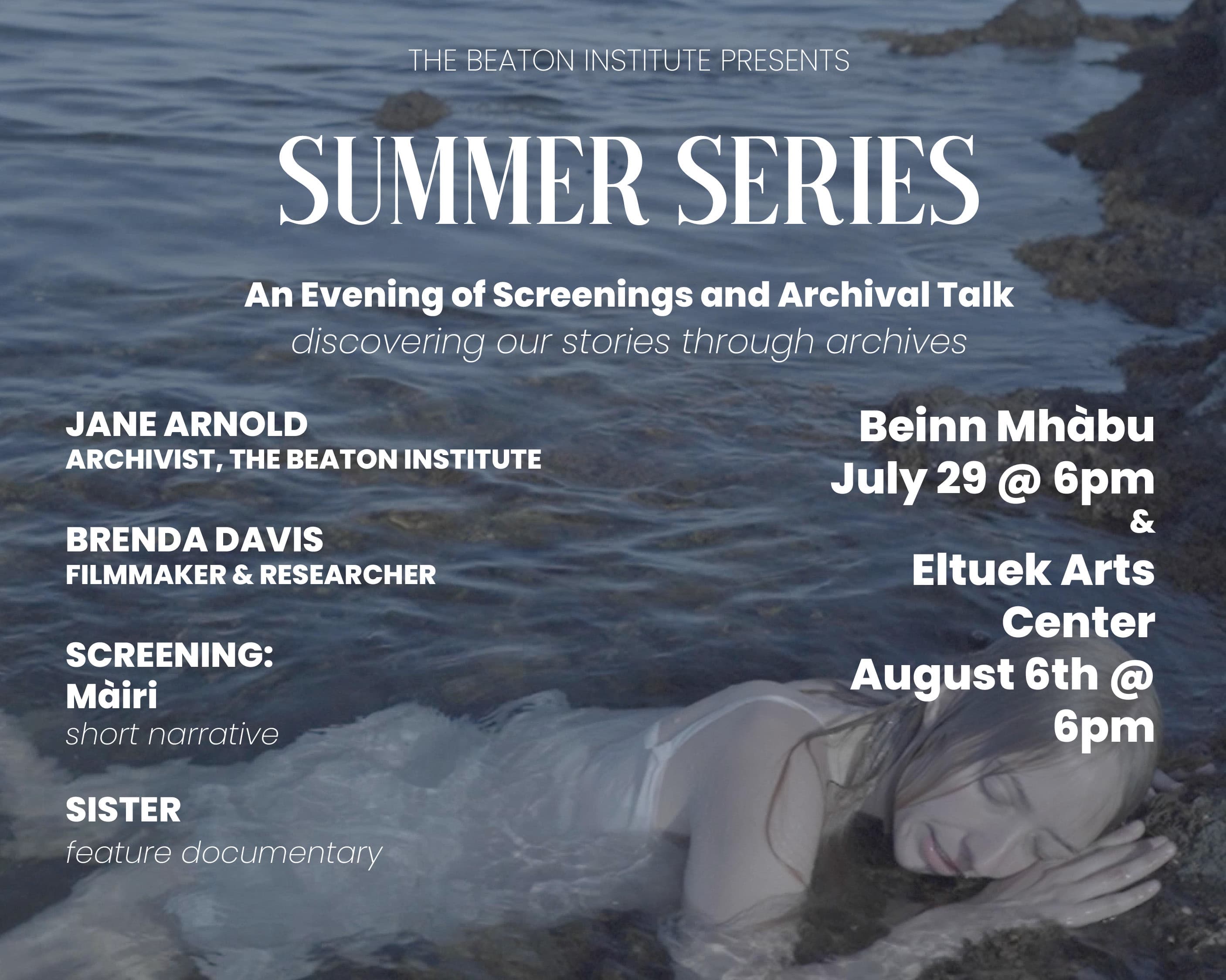 THE BEATON INSTITUTE PRESENTS Summer Series An Evening of Screenings and an Archival Talk discovering our stories through archives. Beinn Mhàbu — event in Inverness & Western Shore, Cape Breton