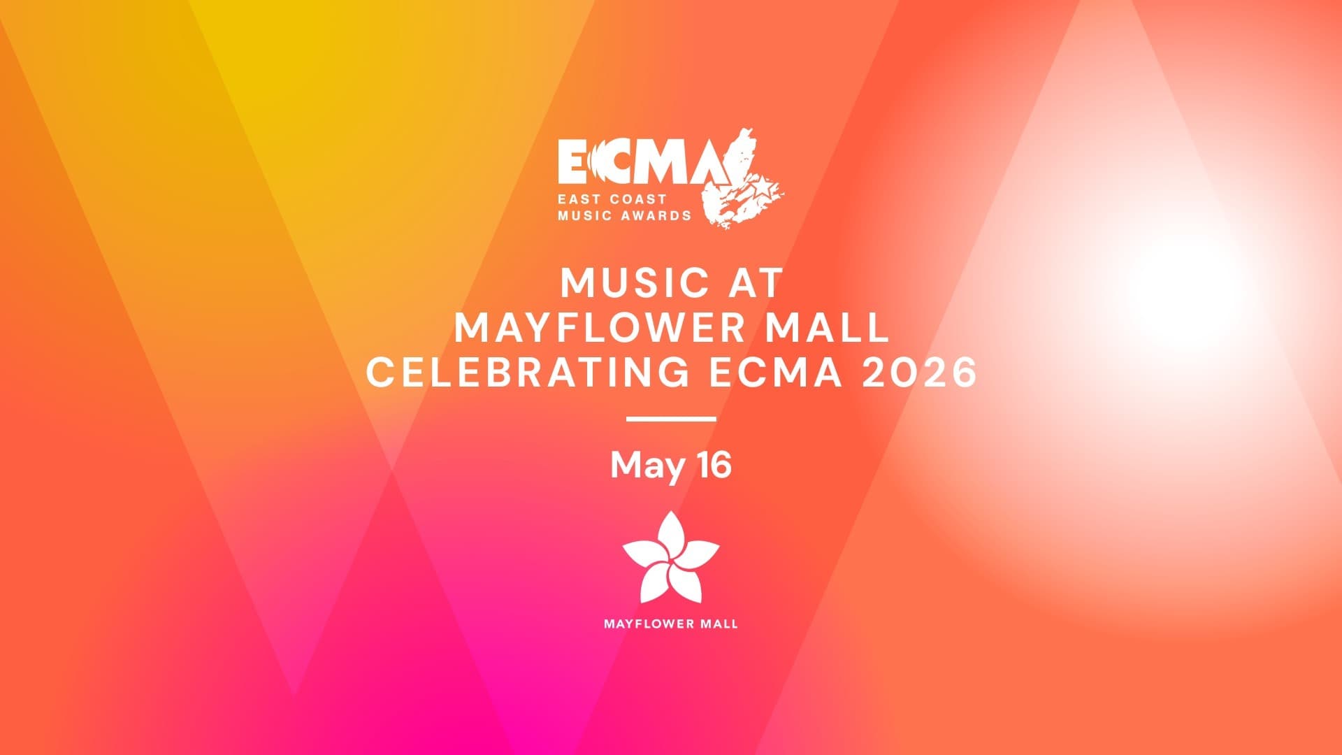 Music at Mayflower Mall celebrating ECMA 2026