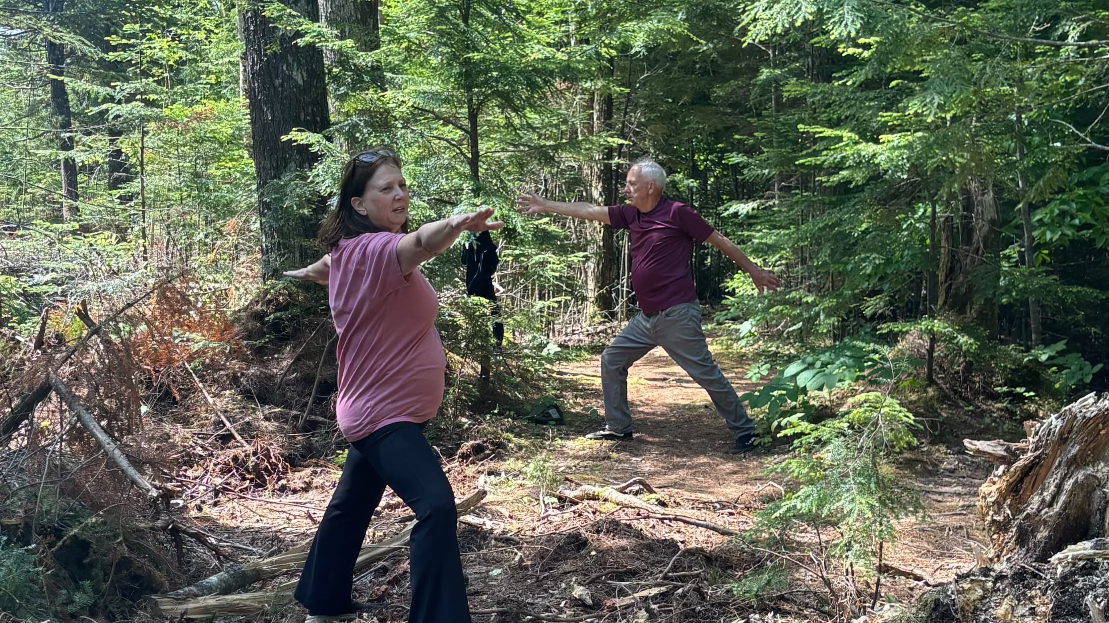 Yoga at Embree’s Brook Falls