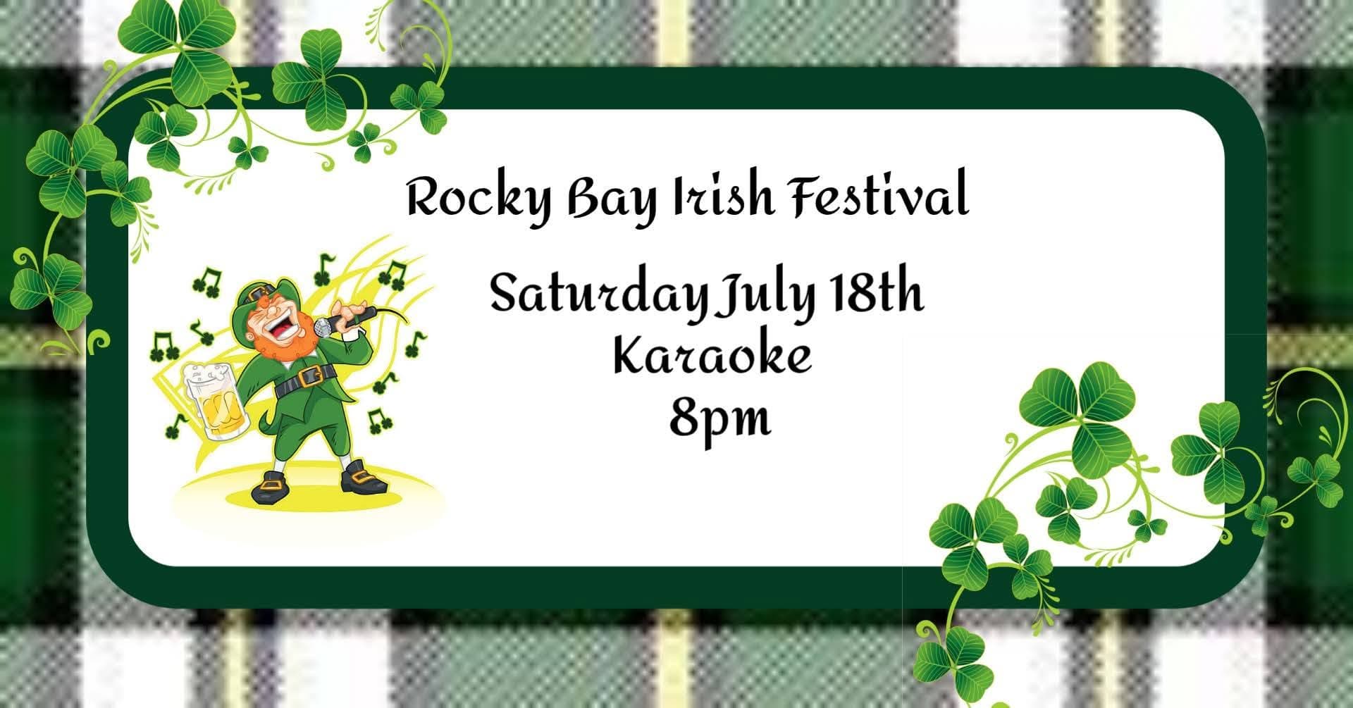 Rocky Bay Irish Festival - Karaoke Night — event in Strait Area, Cape Breton
