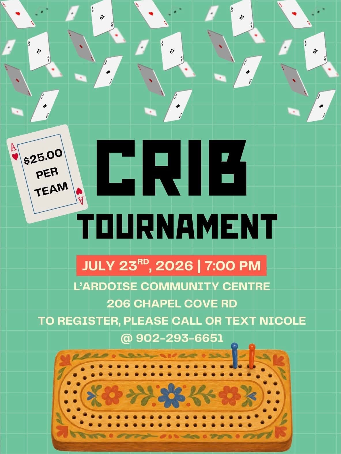 L'Ardoise Acadian Festival's Crib Tournament — event in Strait Area, Cape Breton