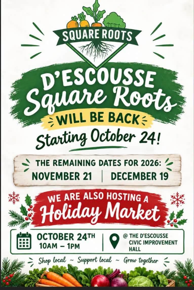 Square Roots in D'Escousse — event in Strait Area, Cape Breton