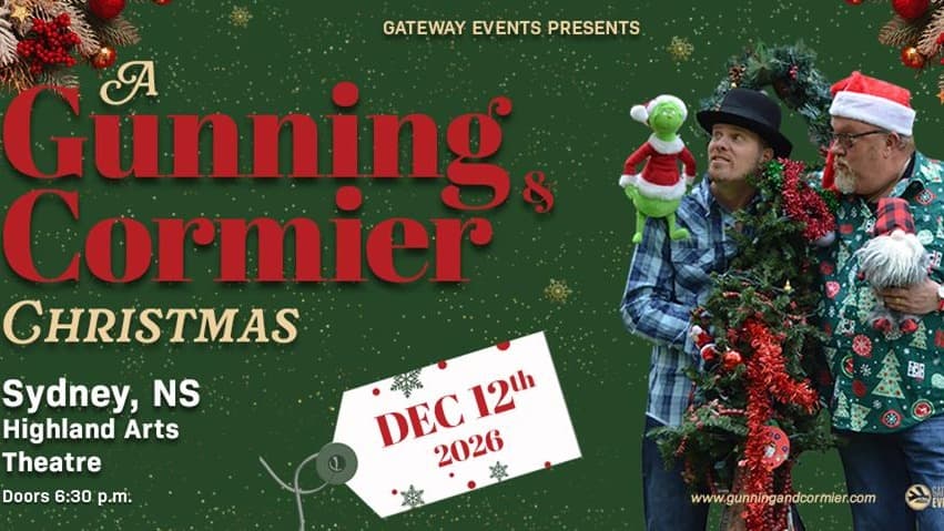 A Gunning & Cormier Christmas — event in Sydney & CBRM, Cape Breton