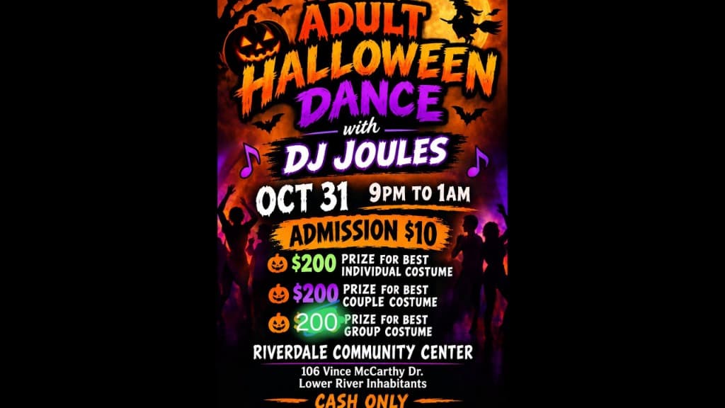 Adult Halloween Dance — event in Strait Area, Cape Breton