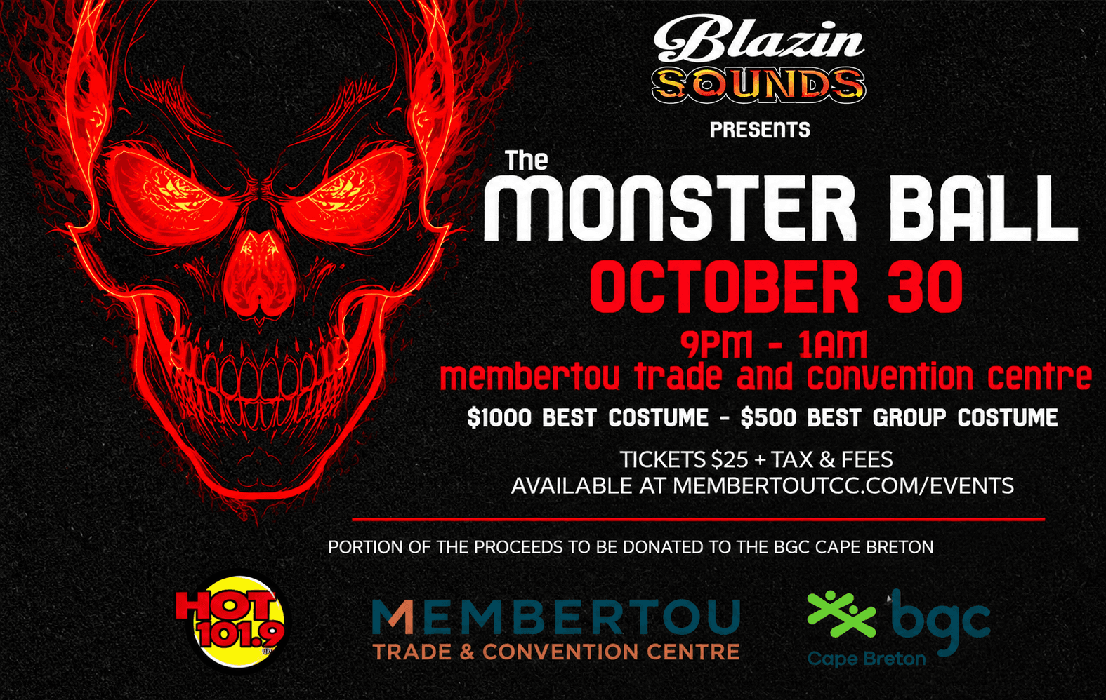 The Monster Ball — event in Sydney & CBRM, Cape Breton