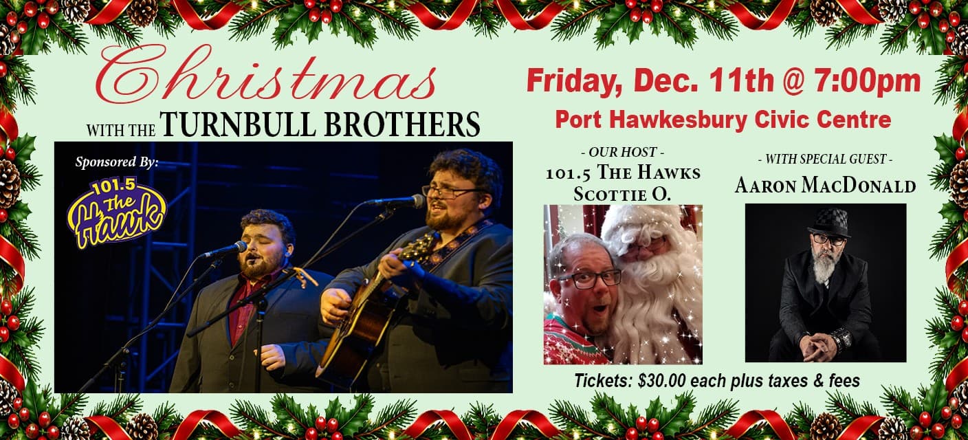 Christmas with the Turnbull Brothers — event in Strait Area, Cape Breton