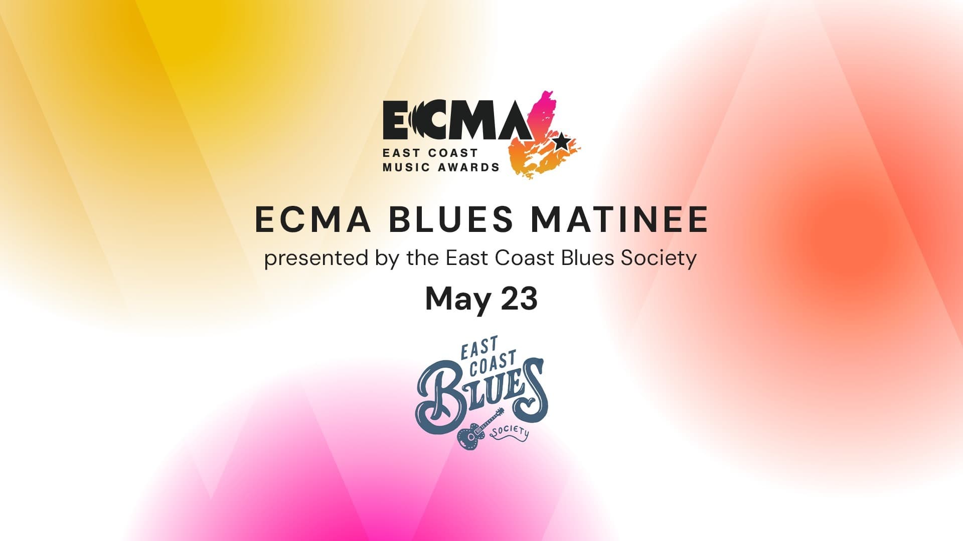 ECMA Blues Matinee Presented by East Coast Blues Society