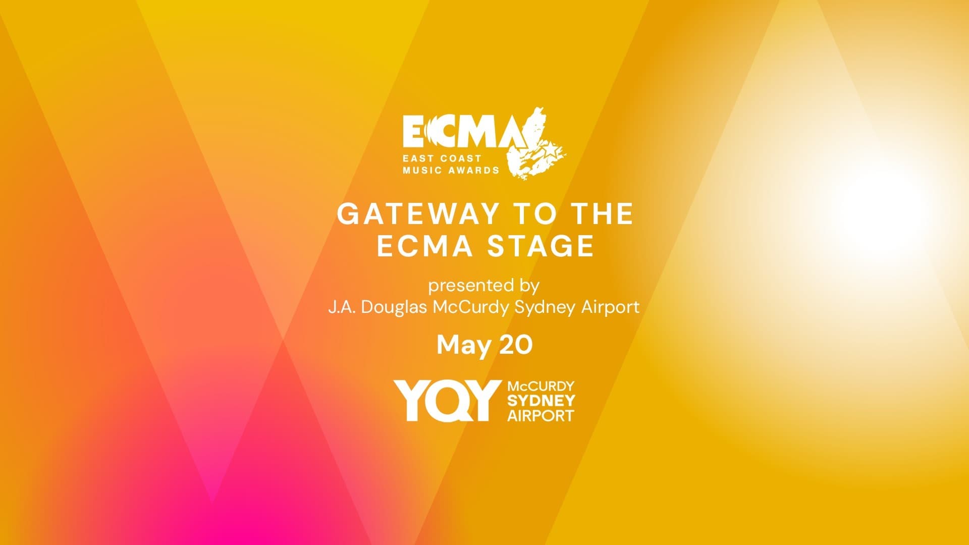 Gateway to the ECMA Stage Presented by J.A. Douglas McCurdy Sydney Airport
