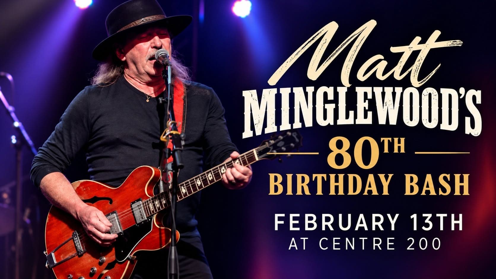 Matt Minglewood’s 80th Birthday Bash — event in Sydney & CBRM, Cape Breton