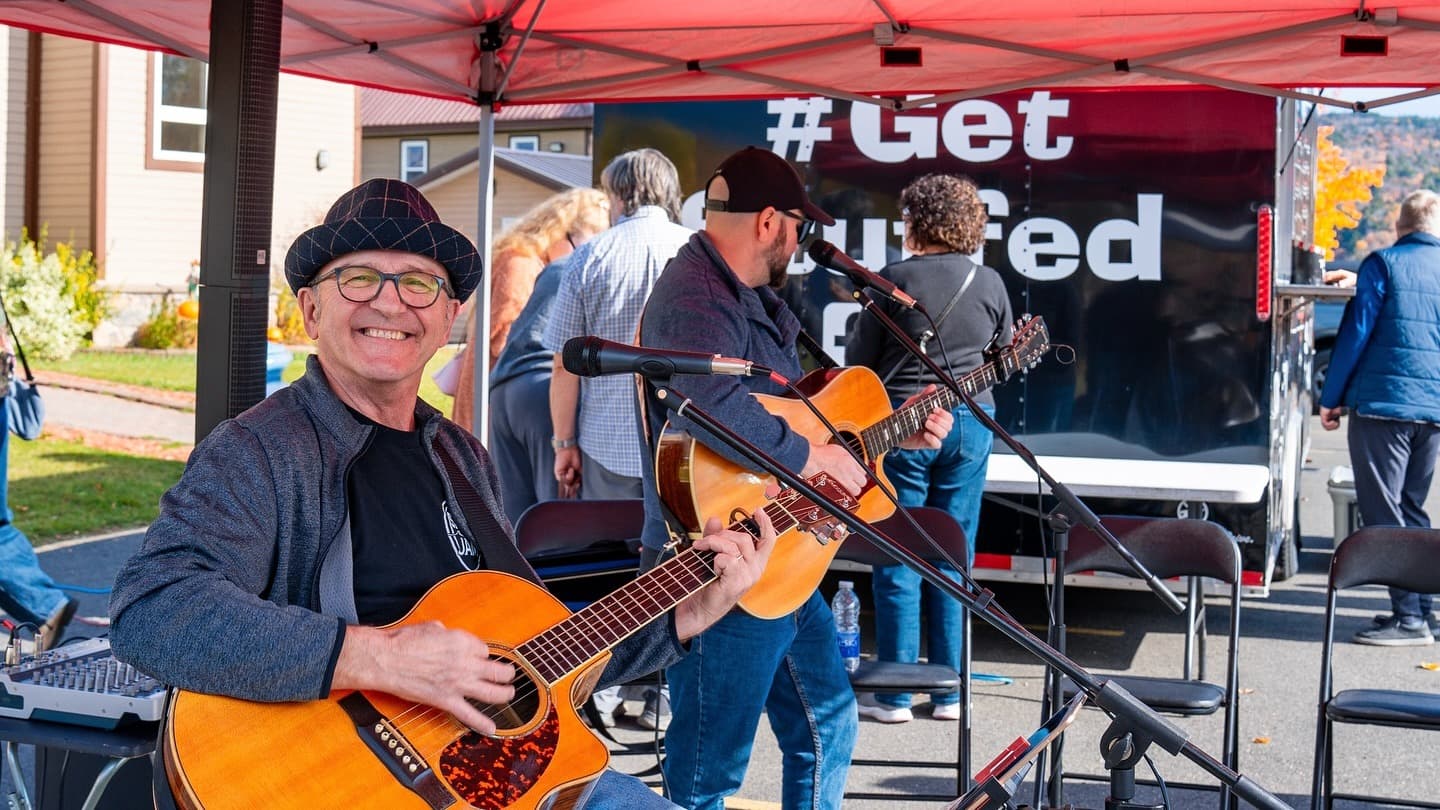 Tracey & Michael Cavanaugh at Stand and Stuff Your Face — event in Baddeck & Bras d'Or Lake, Cape Breton