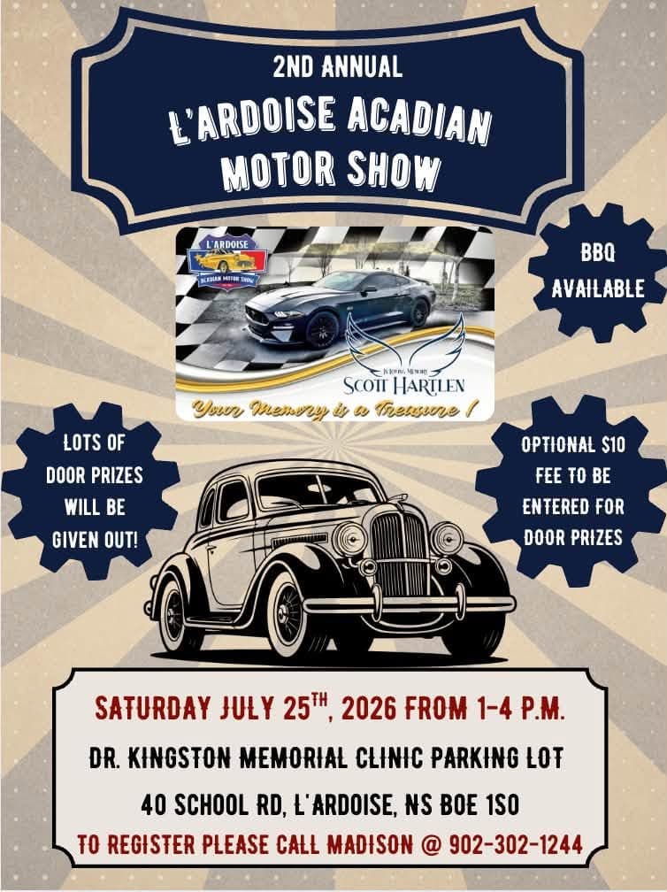 L'Ardoise Acadian Motor Show — event in Strait Area, Cape Breton