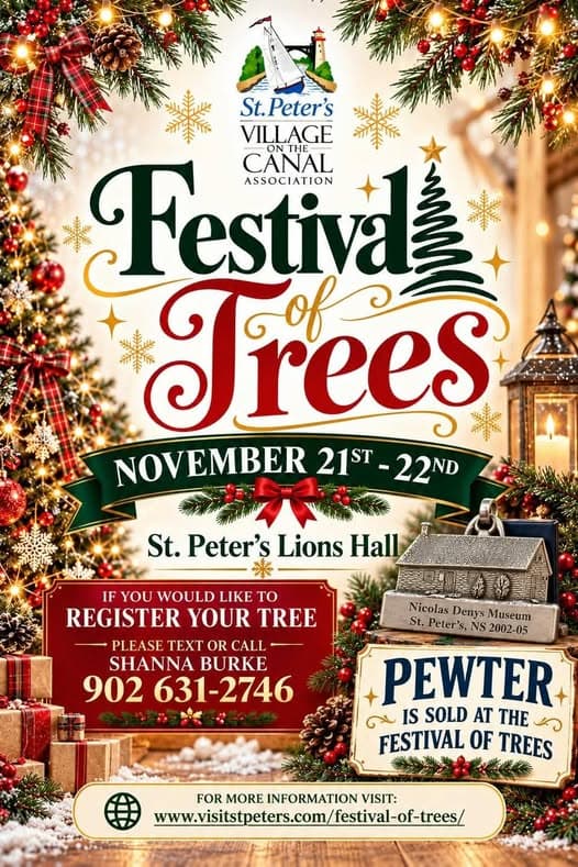 Festival of the Trees - St. Peter's — event in Strait Area, Cape Breton