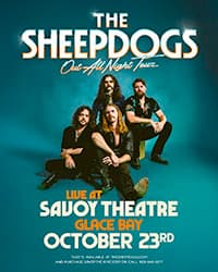 The Sheepdogs – Out All Night Tour — event in Cape Breton